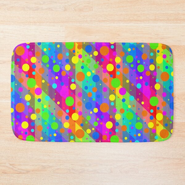 Item preview, Colorful Rainbow Polka Dot Facets designed and sold by Jerry Lambert.