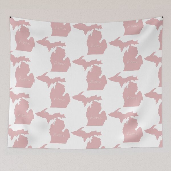 Item preview, MICHIGAN (pink) designed and sold by lindsaykat12.