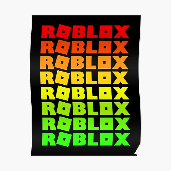 Robux Posters Redbubble - the neon obby roblox my creation 2 youtube