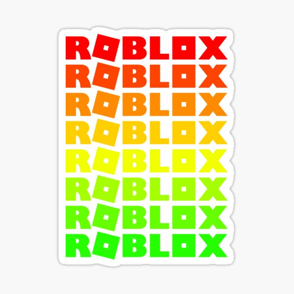 Roblox Robux Stickers Redbubble - orange sunset roblox inspired makeup tutorial youtube