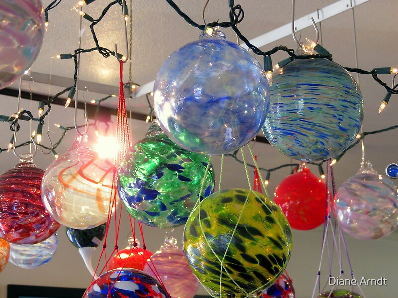 "Hand Blown Glass...Newport, Oregon" by Diane Arndt Redbubble