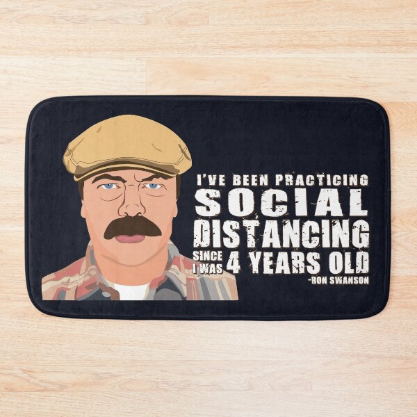 Artikelvorschau, Ron Swanson Soziale Distanzierung entworfen und verkauft von ZZDeZignZ.
