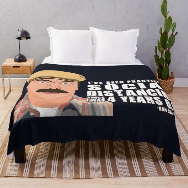 Artikelvorschau, Ron Swanson Soziale Distanzierung entworfen und verkauft von ZZDeZignZ.