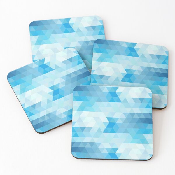 Item preview, Blue Geometric Triangles designed and sold by Eagerly Elementary Music.