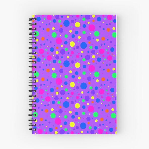 Item preview, Colorful Rainbow Polka Dot on Purple designed and sold by Jerry Lambert.