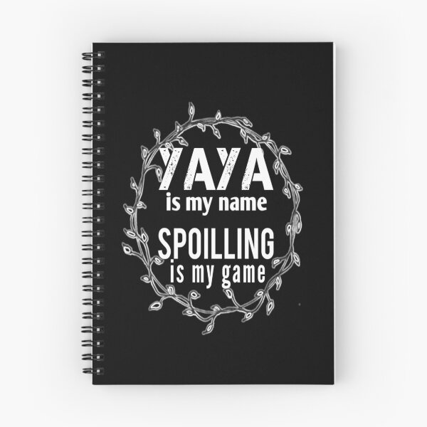 Item preview, Yaya Is My Name spoiling is my game : Funny Yaya Shirt Gifts for Yaya Grandmother Best Gift Idea for Yaya Birthday Christmas Mothers Day Present vintage style idea design designed and sold by Chamssou.