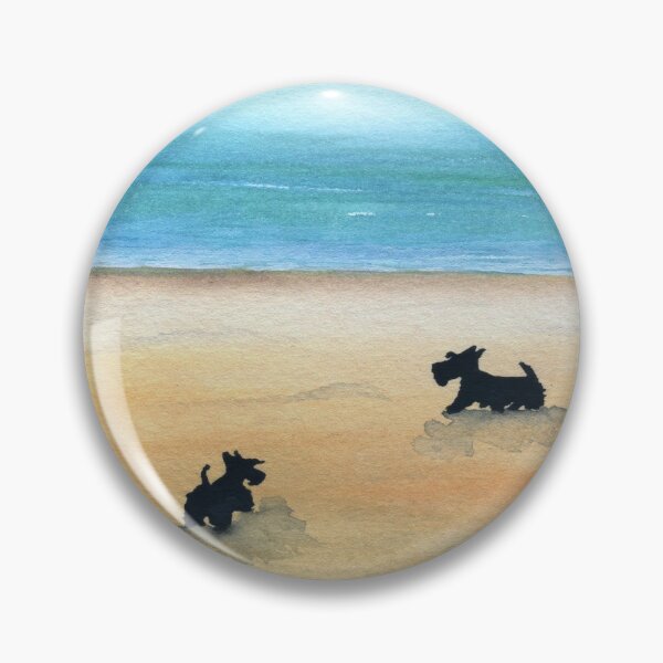 Item preview, Scottie Dogs 'Day At The Beach' designed and sold by archyscottie.