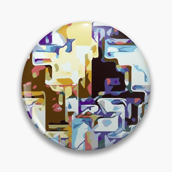 Item preview, brown pink yellow blue and purple abstract designed and sold by Mrvell.
