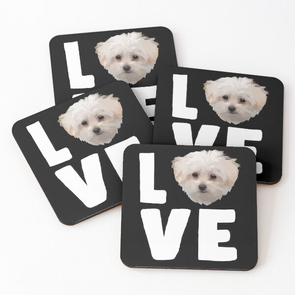 Item preview, Love Maltese dog pet Wau animal gift designed and sold by redshirtz.