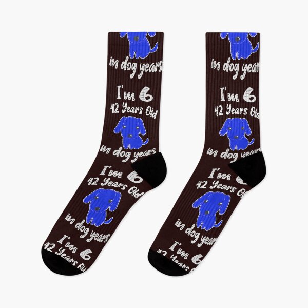 Item preview, Cute 42 in Dog years 6th birthday gift for  boys designed and sold by LGamble12345.