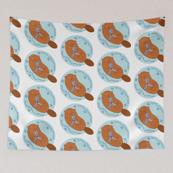 Item preview, Diabetes Ribbon Otter  designed and sold by CatGirl101.