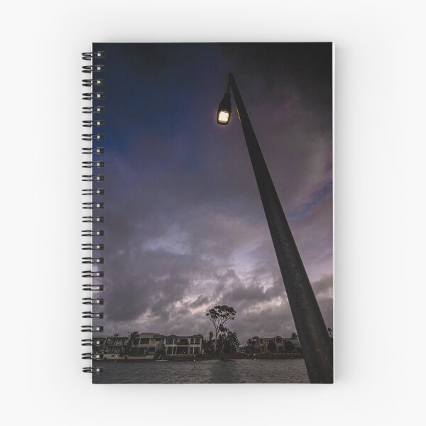 Item preview, The street light with colourful sunrise at Delfin Island West Lakes designed and sold by jiashu xu.