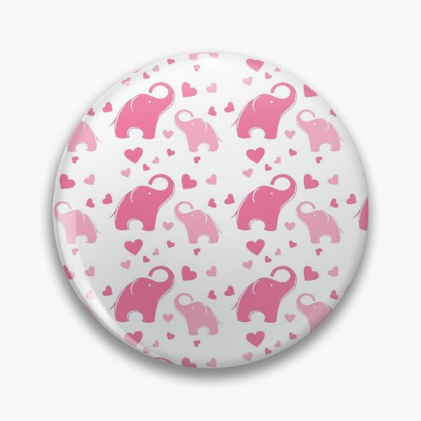 Item preview, Cute pink elephant pattern designed and sold by sashica.