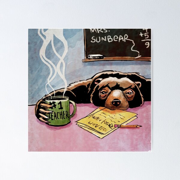 Item preview, Mrs. Sunbear, #1 Teacher designed and sold by reschasketch.