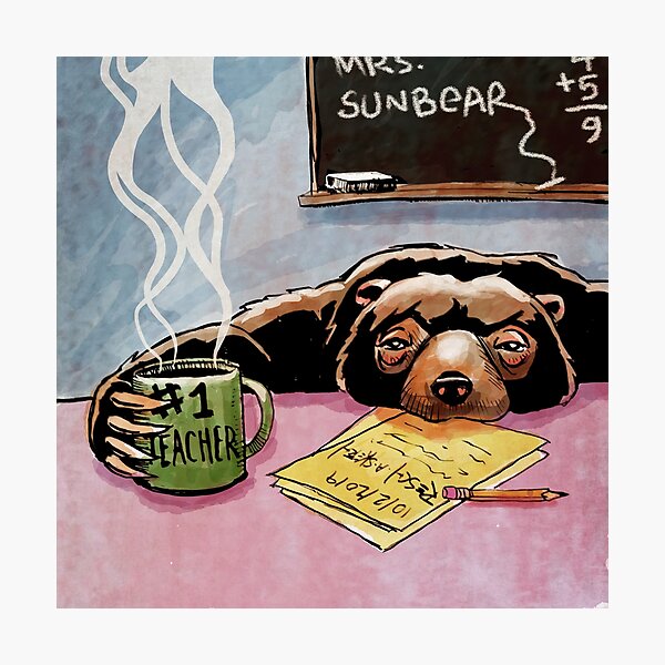 Item preview, Mrs. Sunbear, #1 Teacher designed and sold by reschasketch.