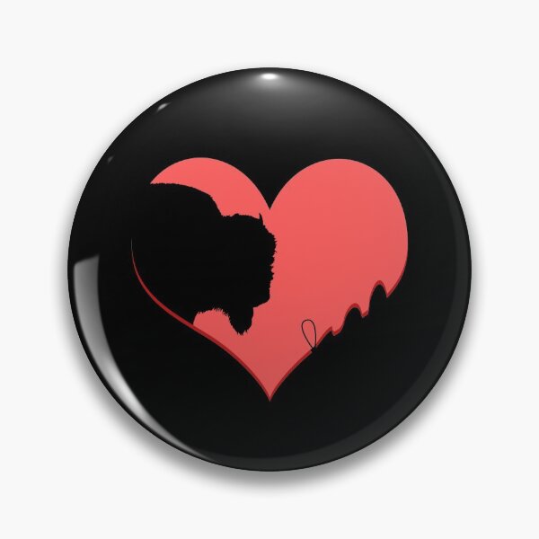 Item preview, Bison Heart Animal Love Wisent Beef Forests Gift designed and sold by redshirtz.
