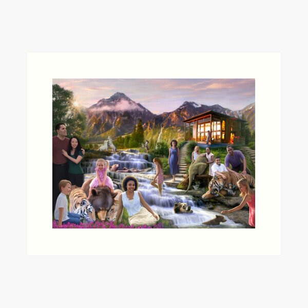 Mountain Paradise Art Print