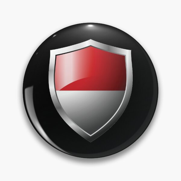 Item preview, Strong Monaco Flag Shield Country designed and sold by HelloFromAja.