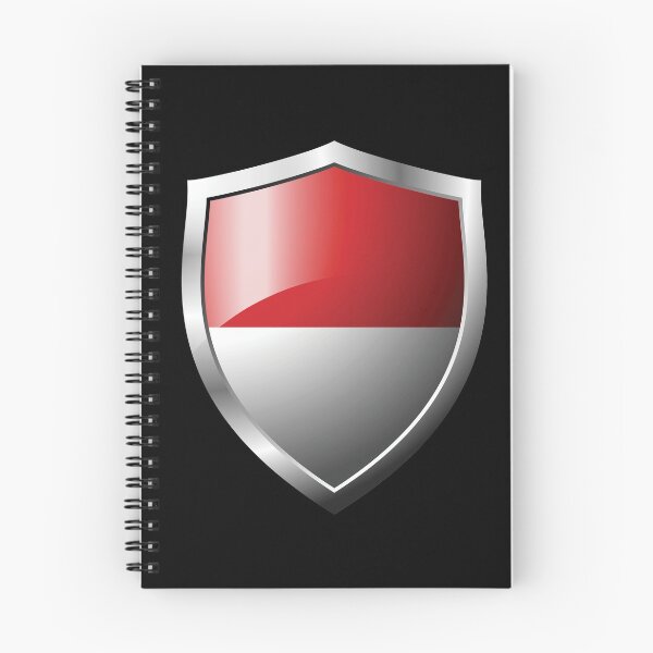 Item preview, Strong Monaco Flag Shield Country designed and sold by HelloFromAja.