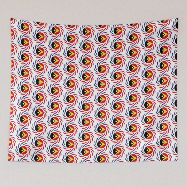 Item preview, Timorese American Multinational Patriot Flag Series designed and sold by Carbon-Fibre Media.