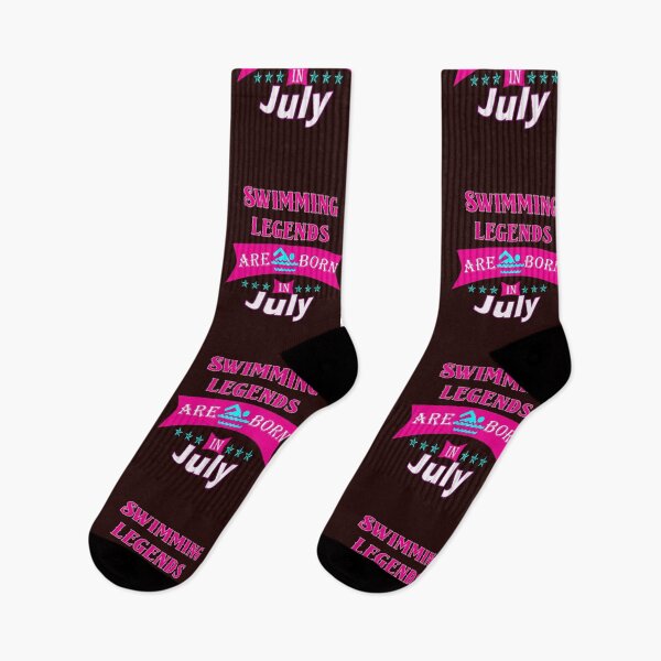 Item preview, Swimming legends are Born in  July designed and sold by LGamble12345.