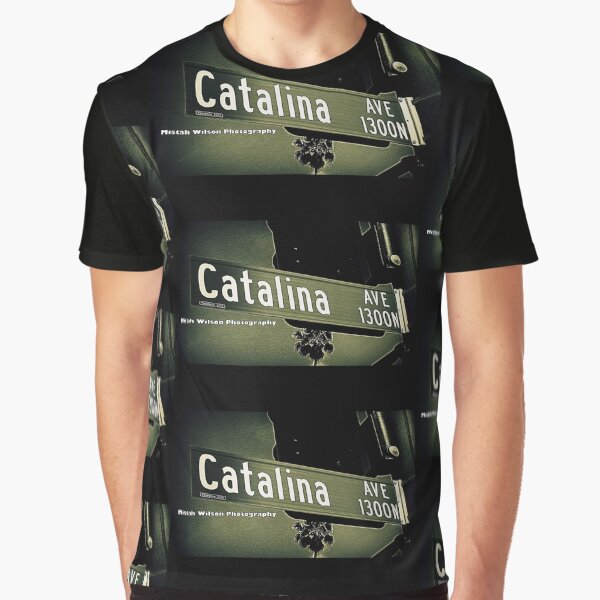 1300 North Catalina Avenue, Pasadena, CA Street Sign by MWP Graphic T-Shirt