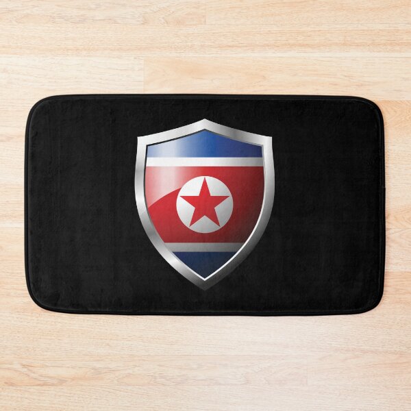 Item preview, Strong North Korea Flag Shield Country designed and sold by HelloFromAja.
