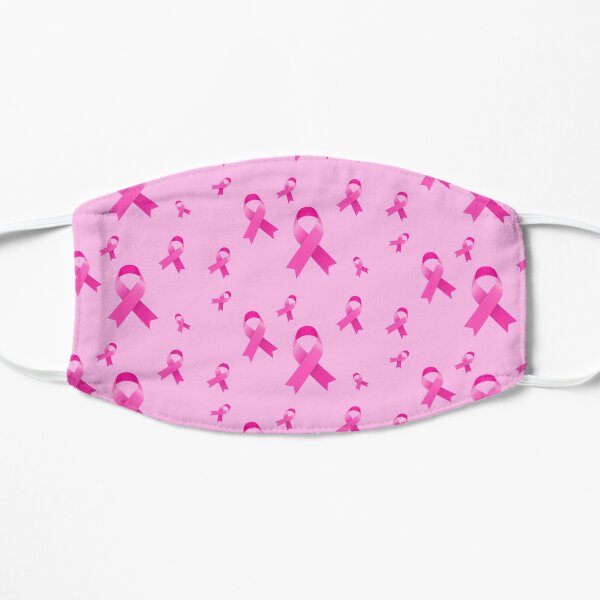 Pink Ribbons Flat Mask