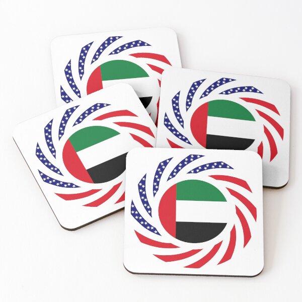 Item preview, Emirian American Multinational Patriot Flag Series designed and sold by Carbon-Fibre Media.