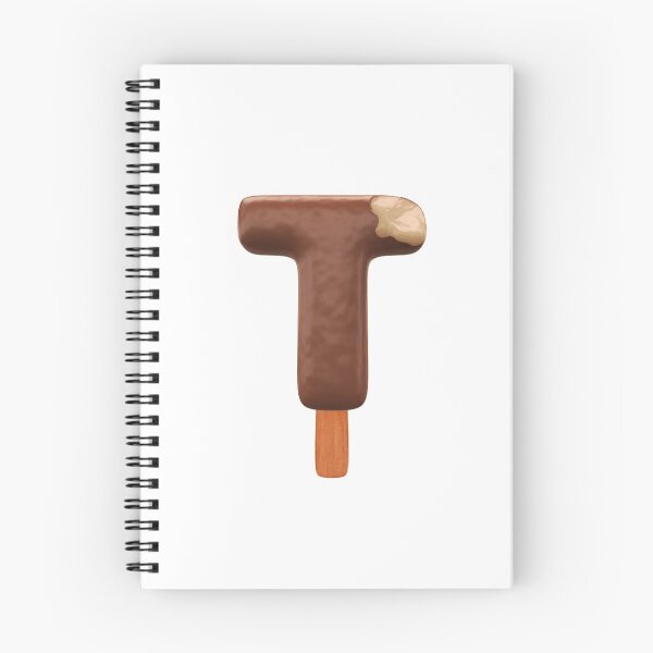 Item preview, T Ice Cream T Letter 3d Alphabet Chocolate designed and sold by HelloFromAja.