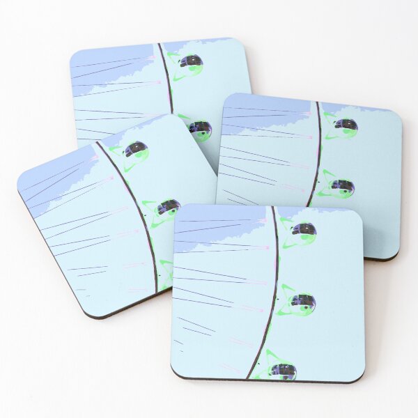 Item preview, green ferris wheel with blue sky  designed and sold by Mrvell.