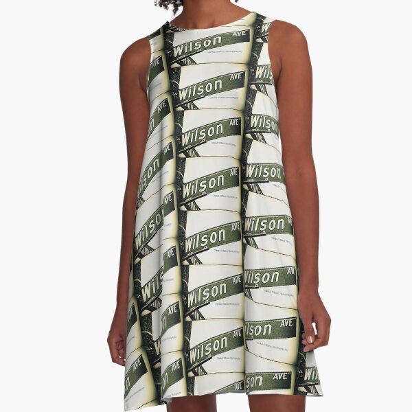 Wilson Avenue, Pasadena, California by Mistah Wilson A-Line Dress