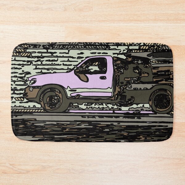 Item preview, pink car on the road designed and sold by Mrvell.