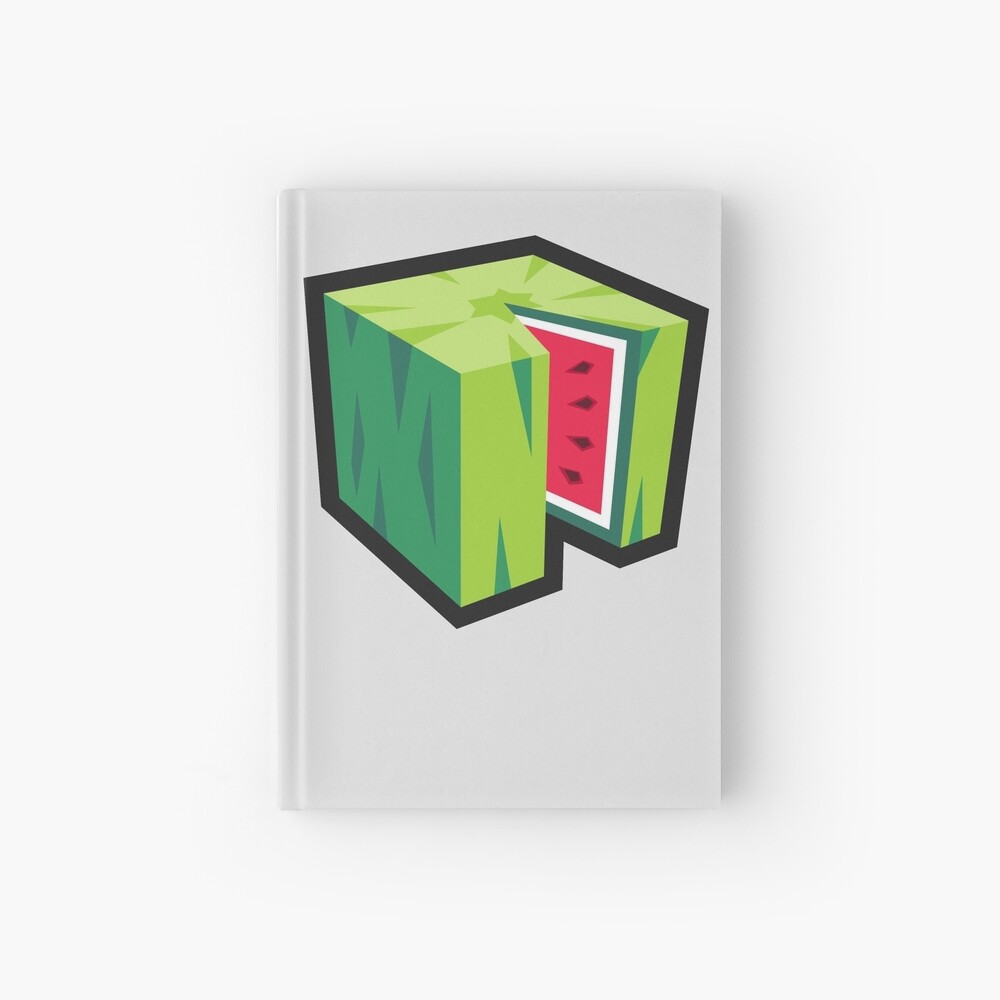 Minecraft Melon Hardcover Journal By Deadrhos Redbubble