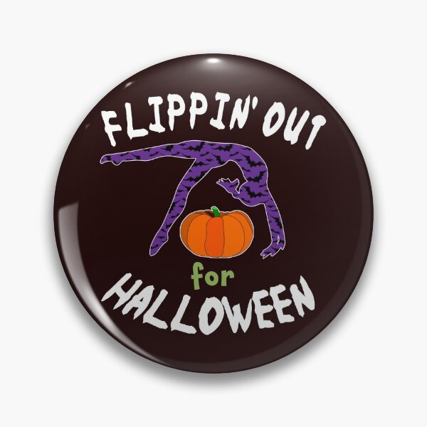 Item preview, Flippin Out for Halloween Girls gymnastics gift designed and sold by LGamble12345.