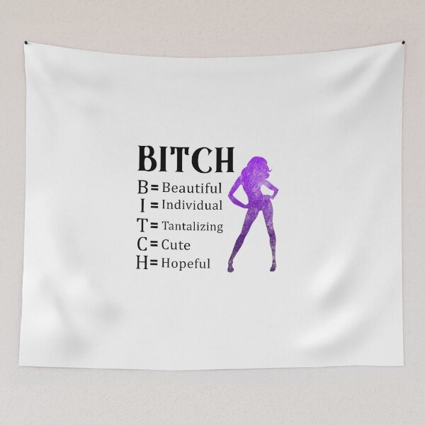 Item preview, BITCH  Acronym meaning  designed and sold by Amineharoni.