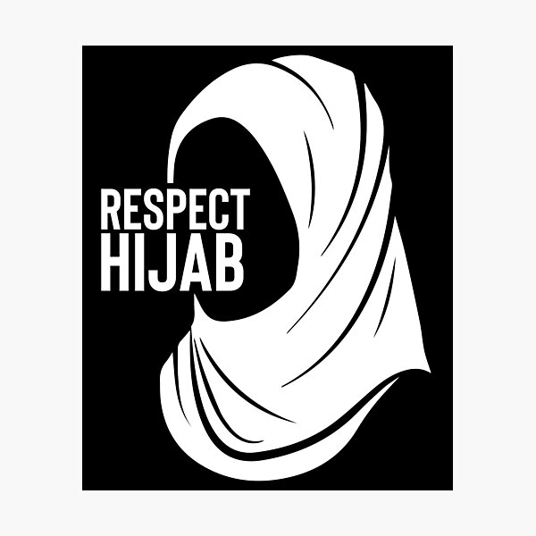 Respectez le hijab Impression photo