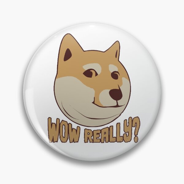 Item preview, Wow Really Shiba Inu dog Cute Kawaii and Chubby Sheba dog with funny saying  designed and sold by alenaz.