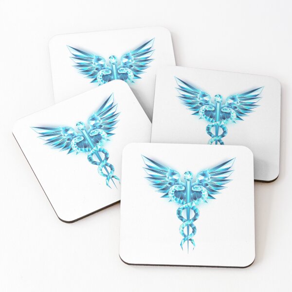 Item preview, Blue Caduceus Symbol designed and sold by Blackmoon9.
