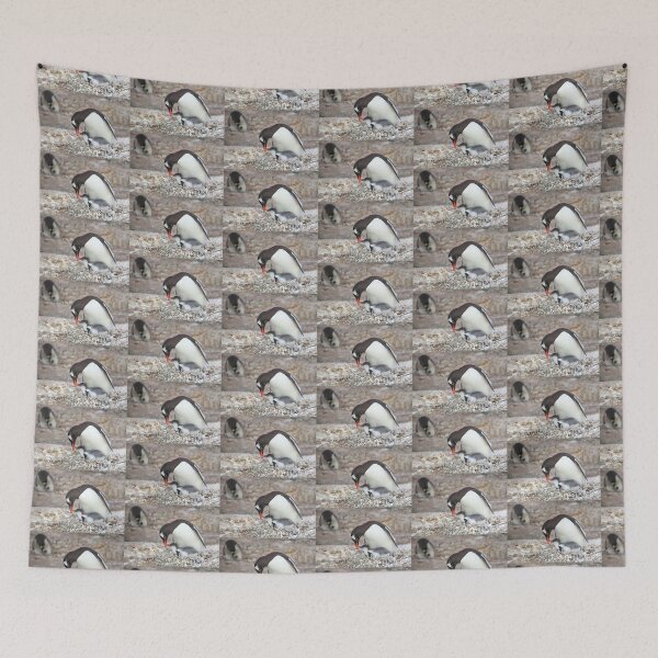 Item preview, Gentoo Penguin Feeding Chick designed and sold by Carole-Anne.