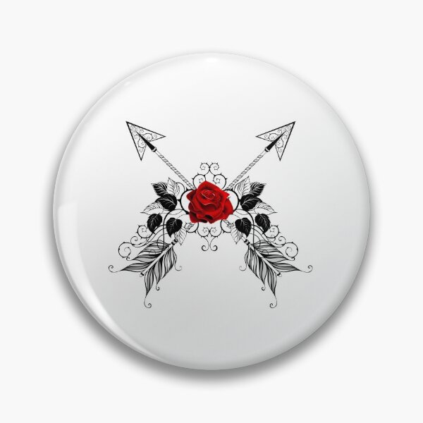 Item preview, Black Arrows with Red Roses designed and sold by Blackmoon9.