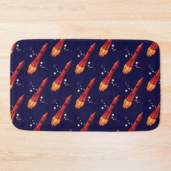Item preview, red rocket to the stars designed and sold by Rosemary Scott.