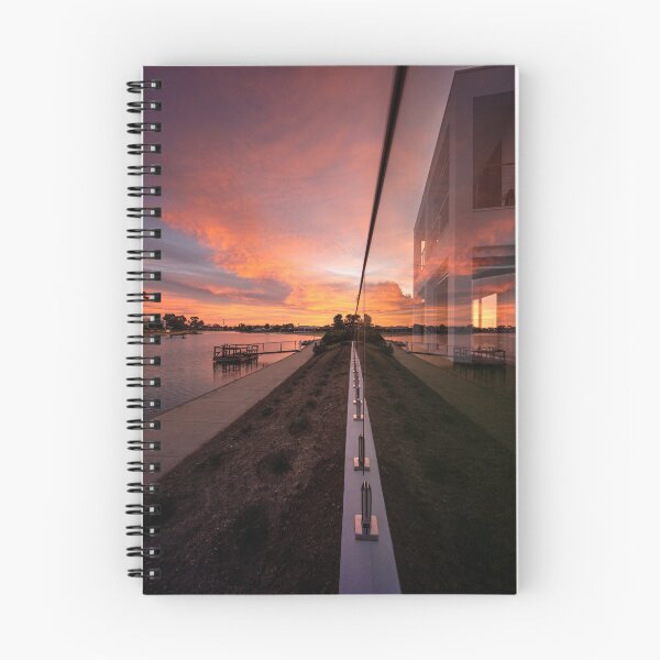 Item preview, Colourful Sunrise refractions on glass wall at Delfin Island West Lakes designed and sold by jiashu xu.