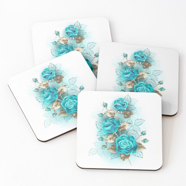 Item preview, Bouquet of Turquoise Roses designed and sold by Blackmoon9.