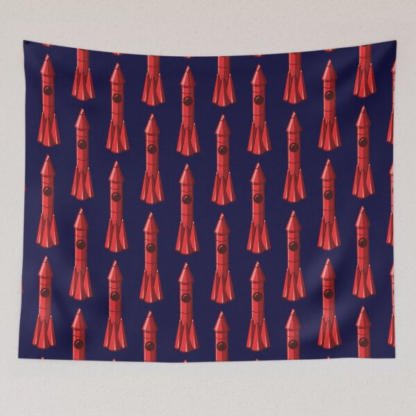 Item preview, red rocket designed and sold by Rosemary Scott.