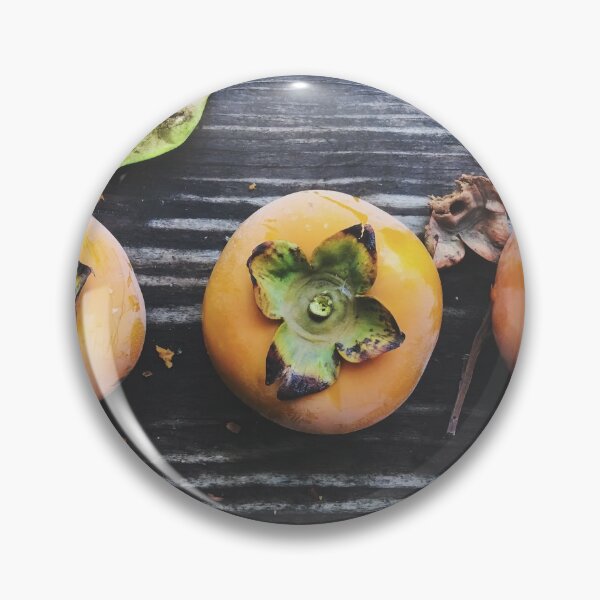 Item preview, persimmons on the wooden table designed and sold by Mrvell.