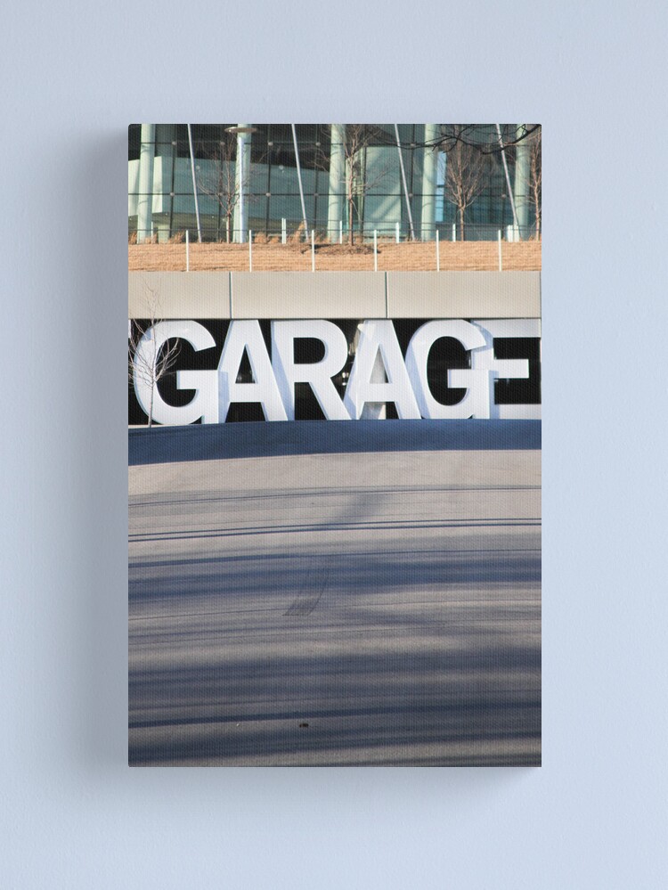 Thumbnail 2 of 3, Canvas Print, Garage designed and sold by littleoldhag.