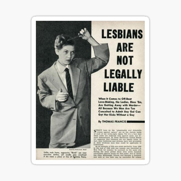 Item preview, Lesbians Are Not Legally Liable designed and sold by almoult.
