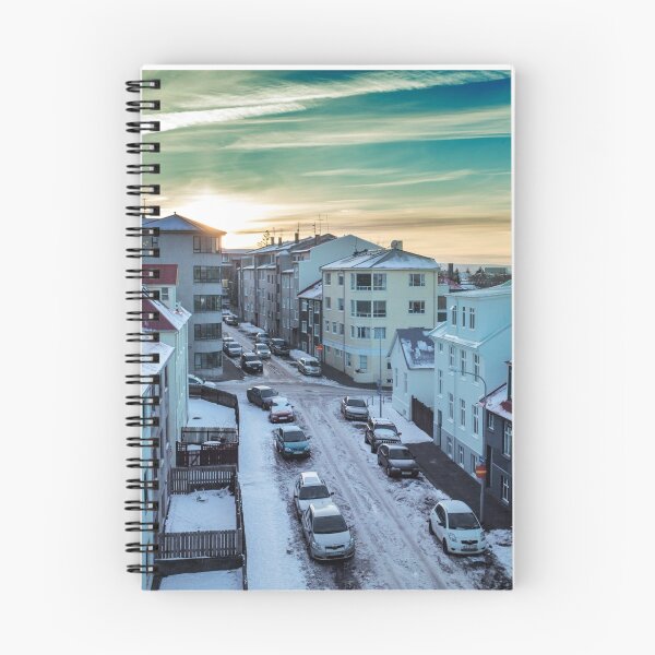Item preview, Sunrise over Reykjavik designed and sold by Gwen Walker.