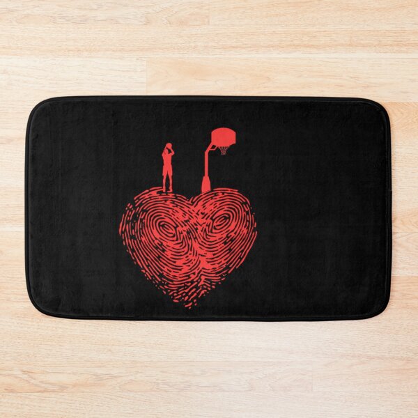 Item preview, Heart shape fingerprint baller shooting hoops  designed and sold by COURT-VISION.